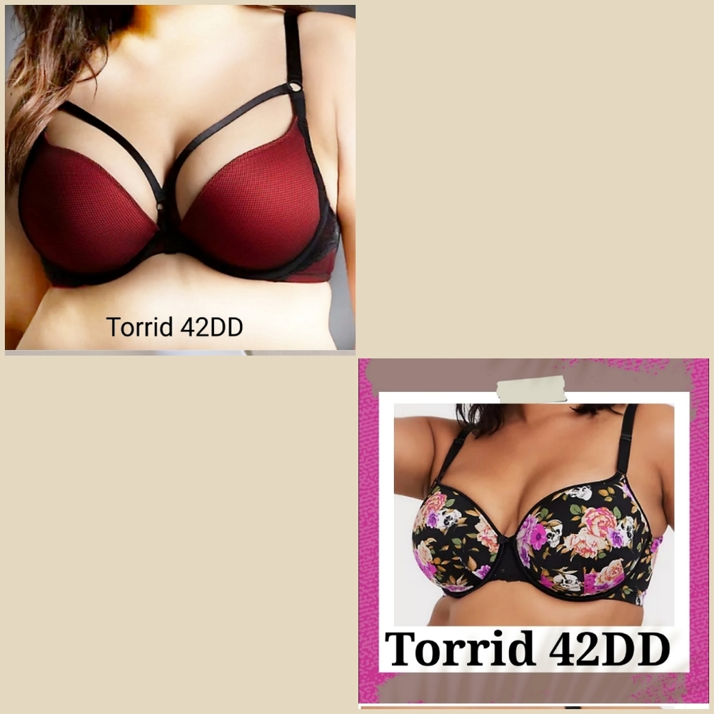 Torrid  bundle of 2 bra 42DD T-Shirt bra